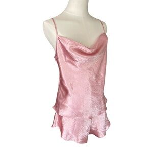 NWT Victoria's Secret 2-Piece Satin Pajama Set in Shimmering Rose Medium